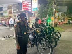 Hadirkan Kamtibmas Kondusif, Satsamapta Polres Pela Pelabuhan Makassar Gencar lakukan Patroli Malam
