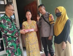 Babinsa Hadiri Pemberian Makanan Tambahan (PMT) Berbasis Makanan Lokal bagi Ibu Hamil Keluarga Energi Kronis (KEK) dan Balita Gizi Kurang