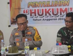 Kapolsek Maritengngae Jadi Narasumber Penyuluhan Hukum Tentang Kekerasan Dalam Rumah Tangga di Desa Sereang