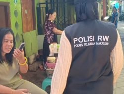 Sambang Warga, Polisi RW Polres Pelabuhan Makassar kedepankan imbauan Pilkada Serentak 2024