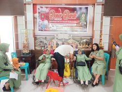 Rangkaian HUT Ke-67 Tahun 2024, Kodam XIV/Hsn Gelar Donor Darah Secara Serentak di 3 Provinsi