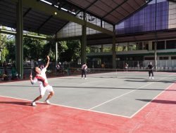 Pertandingan Bola Voli dan Tenis Lapangan di HUT Ke-67 Tahun 2024 Kodam XIV/Hsn