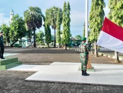 Dandim 1409/Gowa Pimpin Upacara Bendera Rutin Hari Senin