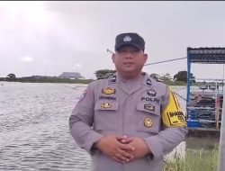 Curah Hujan Tinggi,Bhabinkamtibmas Sidrap Gencar Pantau Debit Air