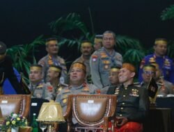 Kapolres Sidrap Ikuti Rakernis Baharkam Polri Yang Dibuka Oleh Kapolri di Makassar