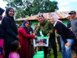 Pangdam XIV/Hsn Bagikan Bantuan Sosial Disela Fun Off Road