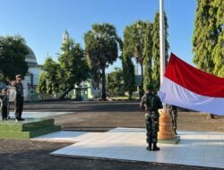 Kodim 1409/Gowa Gelar Upacara Bendera Rutin Hari Senin