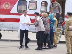 Kunjungan Kerja Presiden Jokowi di Kabupaten Bone Disambut Langsung oleh Kapolres AKBP Doddy