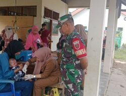 Wujudkan Balita Sehat, Babinsa Dampingi Pelaksanaan Posyandu Serta Pencegahan Stunting