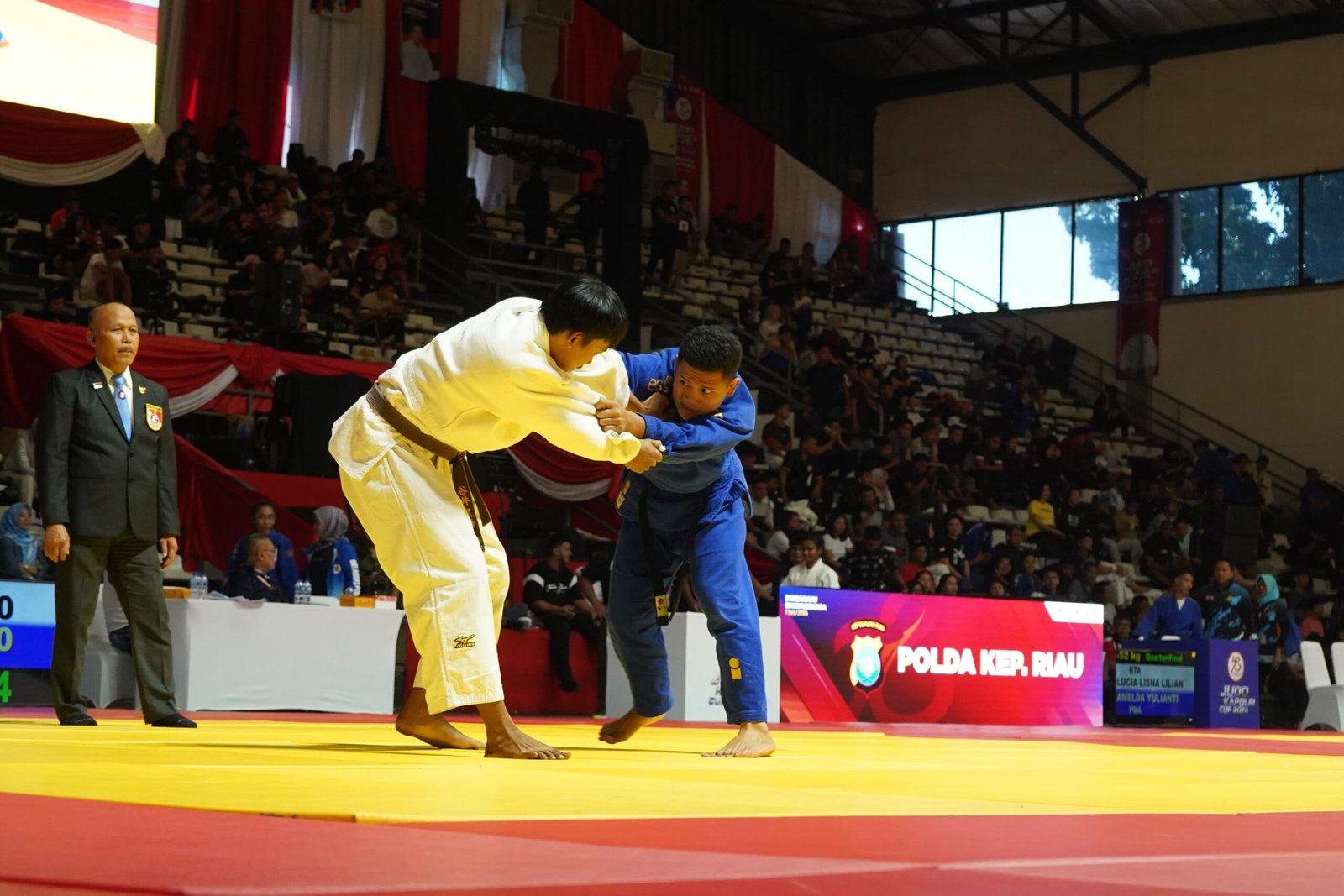 Briptu Dedy Risaldy Harumkan Polres Bone dengan Medali Perunggu di Kejuaraan Judo Kapolri Cup 2024