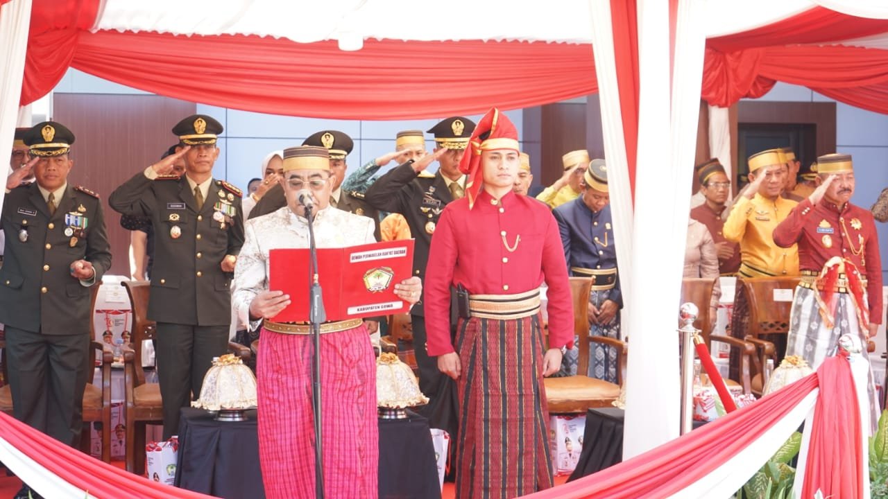 Dandim 1409 Gowa Ikuti Upacara HUT Ke – 79 Kemerdekaan Republik Indonesia