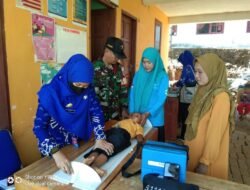 Babinsa Koramil 1409-07/Tompobulu Dampingi Posyandu Integrasi Layanan Primer di Desa Rannaloe