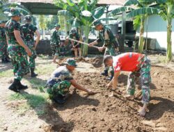 Kodim 1409/Gowa Maksimalkan Lahan Kosong untuk Ketahanan Pangan Nasional