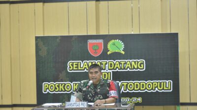 Latihan Lapangan “Perisai Waspada-24” Korem 141/Toddopuli Tahun 2024 Digelar