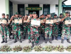 Kodim 1409/Gowa Laksanakan Pembagian Kaporlap Paket TA. 2024