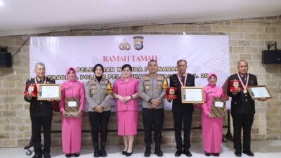 Kapolres Pelabuhan Makassar Pimpin Wisuda Purnabakti dengan Penuh Kehormatan dan Keakraban