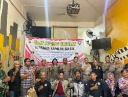 Tim Jumat Curhat Polda Sulsel Kembali Mengajak Warga Menjaga Persatuan