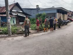 Babinsa Desa Maradekaya Gelar kerja Bakti bersama Pemerintah Desa dan Warga