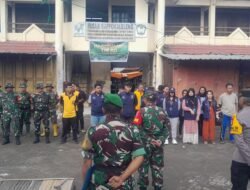 Sambut Hari Juang TNI AD Ke-79 Kodim 1409/Gowa Gelar Karya Bakti Di Pasar Rappokaleleng