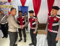Kapolres Pelabuhan Makassar Tinjau Pospam Nataru 2024/2025, Beri Arahan dan Motivasi kepada Petugas