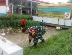 Babinsa dan Warga Kompak laksanakan Kegiatan Kerja Bakti