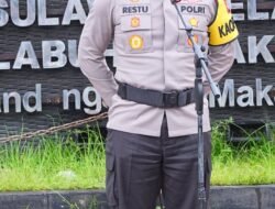 Kapolres Pelabuhan Makassar Pimpin Apel Pengamanan Perayaan Tahun Baru 2025: Cuaca Ekstrem Bukan Halangan”