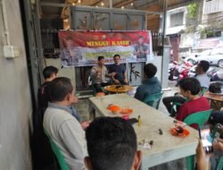 Bisa Curhat dengan Polisi,Pengunjung Warkop Bertha Bangga dengan Tim Minggu Kasih