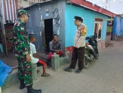 Sinergi TNI-Polri di Pulau Kodingareng: Patroli Dialogis Jaga Kamtibmas di Tengah Cuaca Ekstrem”