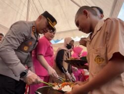 Makan Bergizi, Pahala Mengalir: Polres Pelabuhan Makassar Bangun Generasi Emas