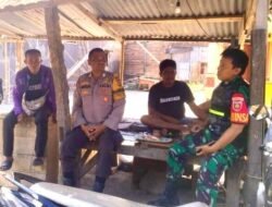 Bhabinkamtibmas dan Babinsa Desa Pakkabba Gelar Sambang Silaturahmi untuk Harkamtibmas