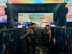 Pengamanan Ketat Konser Raya HUT Ke-65 Kabupaten Takalar, Ribuan Warga Antusias Hadiri Acara