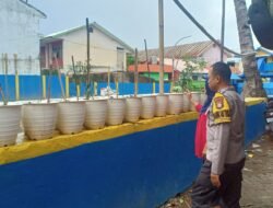 Dukung Ketahanan Pangan, Bhabinkamtibmas Pattingalloang Blusukan Urban Farming Warga