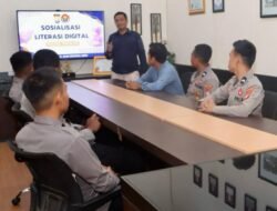 Seksi Humas Polres Takalar Gelar Sosialisasi Literasi Digital untuk Bintara Remaja