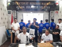 Ditresnarkoba Polda Sulsel Berhasil Ungkap Kasus Peredaran Narkotika Senilai Rp1,273 Miliar