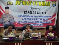Jumat Curhat Rutin Kapolda Sulsel Dengar Keluhan Warga Tallo Terkait Air Bersih