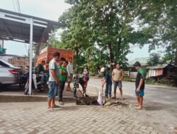 Babinsa Kelurahan Kalaserena bersama Warga laksanakan Kegiatan Karya Bakti