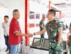 Perkuat Sinergi,Kapendam XIV/Hsn Silaturahmi ke LKBN Antara Biro Sulselbar