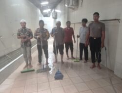 Semarak Bakti Religi Bulan Ramadhan, Polsek Paotere Wujudkan Masjid Bersih dan Nyaman