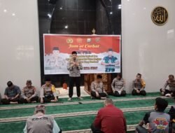 Jumat Curhat di Mesjid Mapolres Gowa, FKPM Gowa Siap Bantu Polri Dalam Menjaga Harkamtibmas