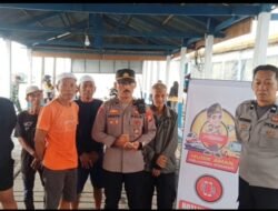 Mudik Aman, Keluarga Nyaman: Polsubsektor Kepulauan Sangkarrang Pastikan Pelayaran Selamat