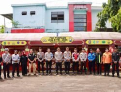 Kapolres Takalar Tinjau Pos Pengamanan Terpadu Jelang Operasi Ketupat 2025