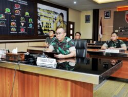 Pangdam XIV/Hsn Ikuti Rapat Forkopimda Sulsel Secara Virtual