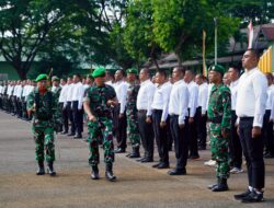 Pangdam XIV/Hsn Pimpin Upacara Pembukaan Pendidikan Dasar Militer dan Pelatihan Manajerial SPPI Batch-3 Tahun 2025