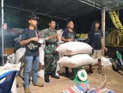 Dukung Program Pemerintah, Babinsa Ramil 1409-03/Bontomarannu Aktif Dampingi Pengawalan Serapan Gabah