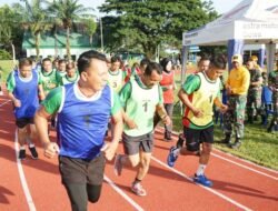 Personel Kodim 1409/Gowa Samapta Periodik di Lapangan Syekh Yusuf