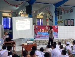 Satbinmas Polres Pelabuhan Makassar Sambangi SMPN 5: Sosialisasi Bahaya Narkoba Guncang Semangat Pelajar”
