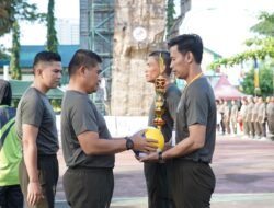 Kasdam XIV/Hsn Resmi Buka Turnamen Bola Voli Dalam Rangka HUT Ke-68 Kodam XIV/Hsn TA. 2025