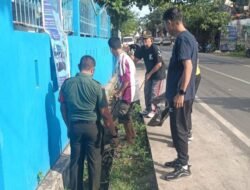TNI-Polri dan Pemerintah Kelurahan Serta Warga bersinergi lakukan Kerja Bakti untuk Minciptakan Lingkungan Bersih