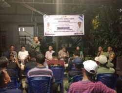 Sinergi TNI-Polri Bersema Tripika Kecamatan Bajeng Peluncuran Program “Gowa Aman”