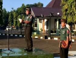 Kodim 1409/Gowa Gelar Upacara Bendera Tujuh Belasan, Dandim Bacakan Amanat Pangdam XIV/Hasanuddin
